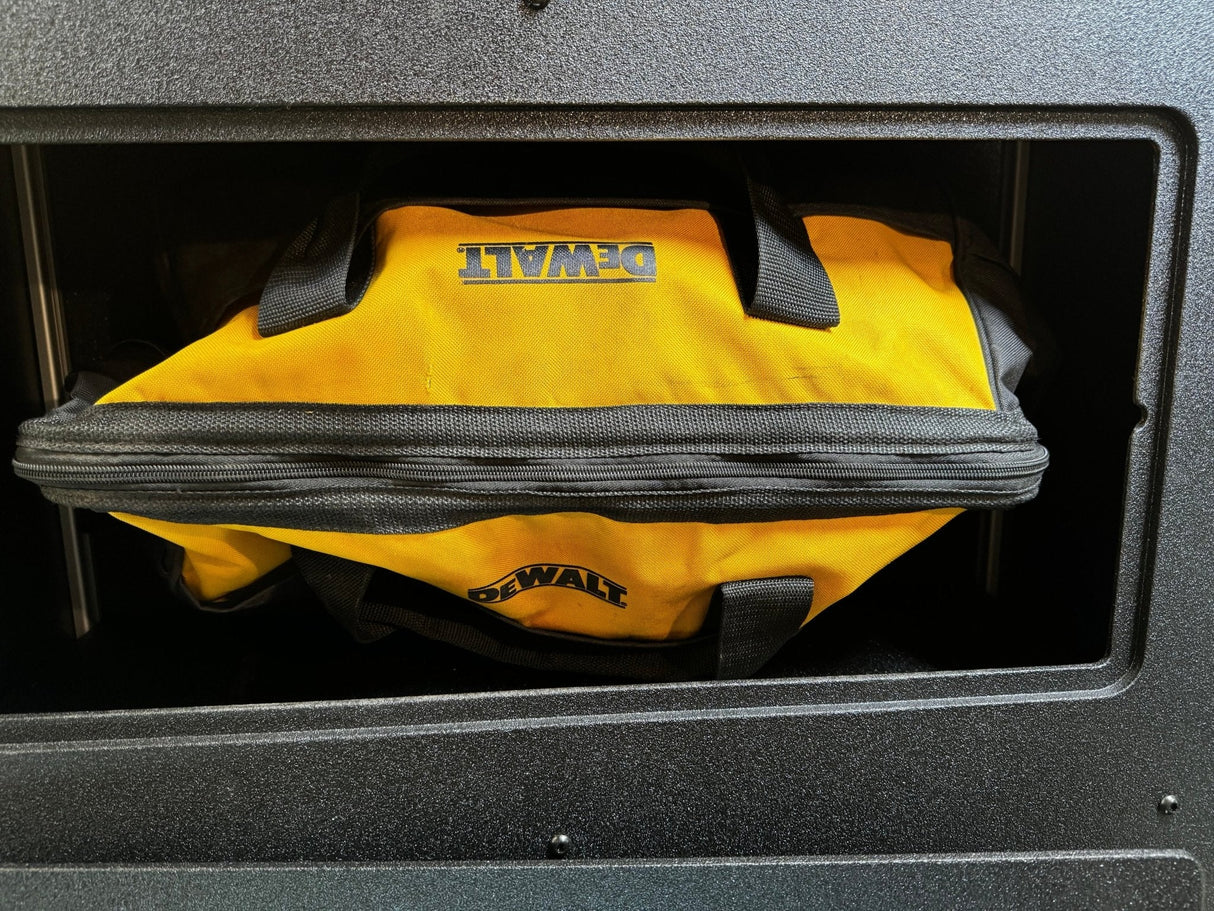Toyota - Sequoia - 2023 - Present - 3rd Gen - Explore Series - Single Drawer - 28 - 3/16" Width x 38" Deep x 10" High - Drawer Module with Short Drawer 20" and Storage Space Behind - Xtrusion Overland
