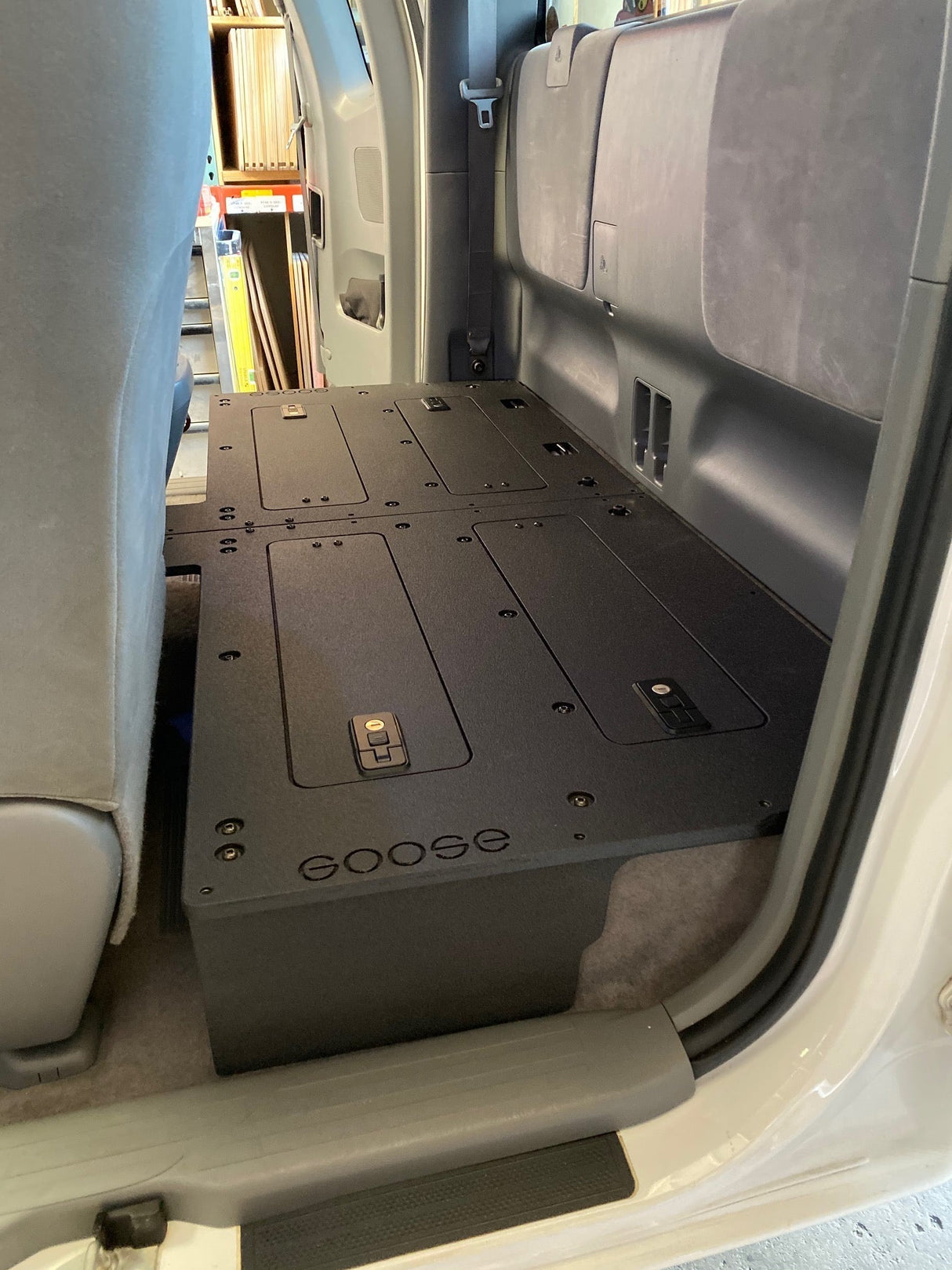 Toyota Tacoma 2005 - 2015 2nd Gen. Access Cab - Second Row Seat Delete Plate System - Xtrusion Overland