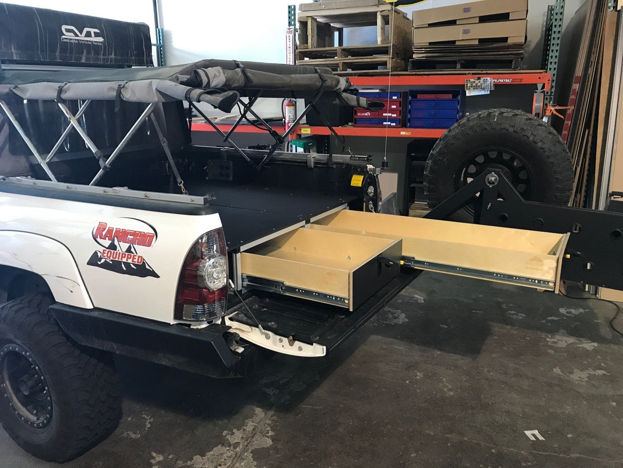Toyota Tacoma 2005 - 2023 2nd and 3rd Gen. - Truck Bed Single Drawer Module - Xtrusion Overland