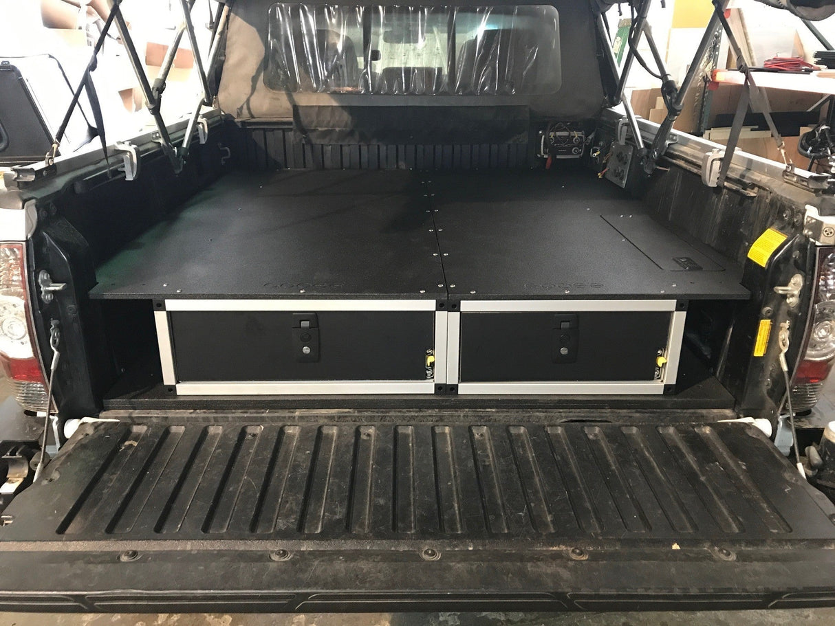 Toyota Tacoma 2005 - 2023 2nd and 3rd Gen. - Truck Bed Single Drawer Module - Top Plates - Xtrusion Overland