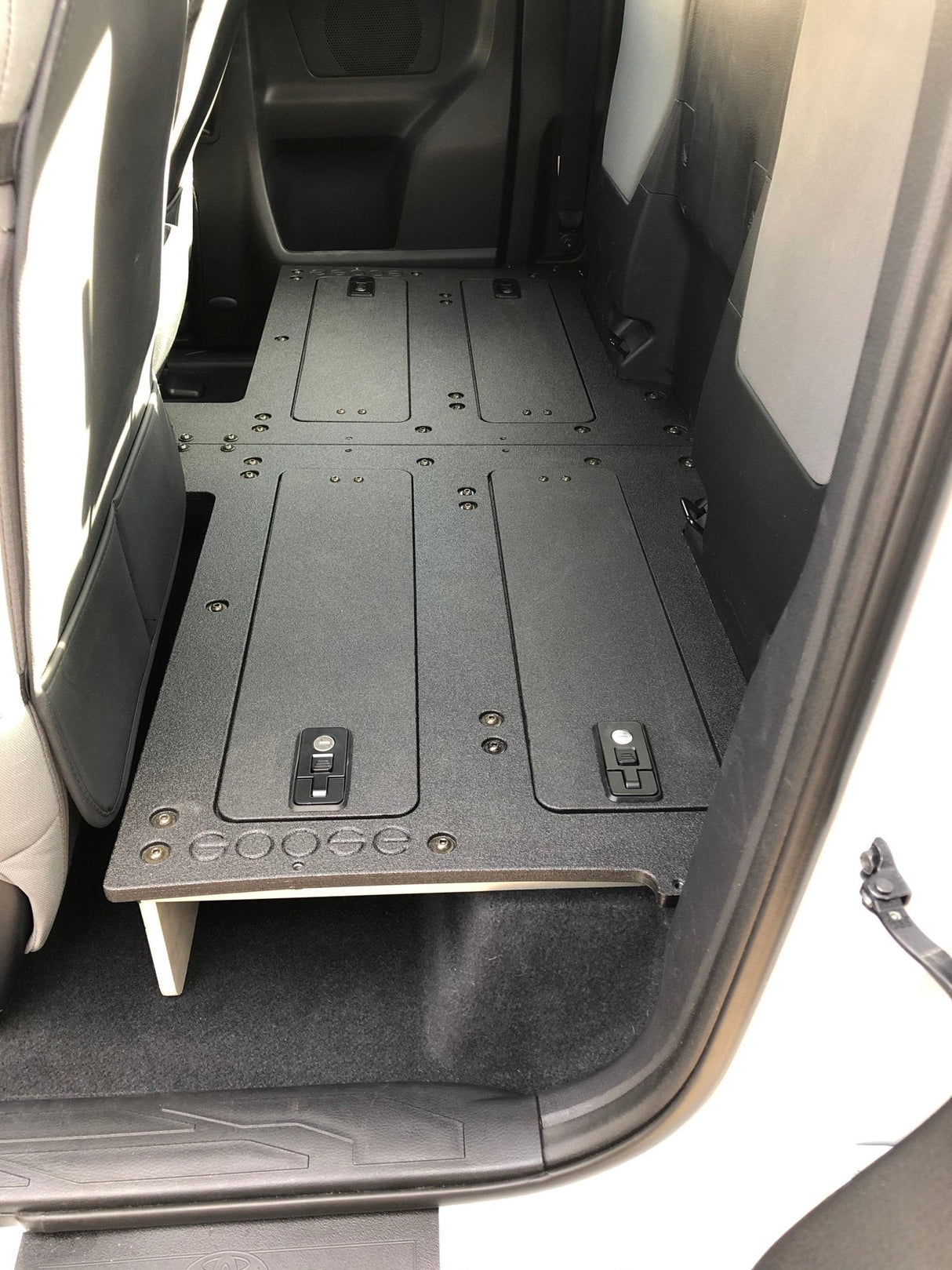 Toyota Tacoma 2016 - 2023 3rd Gen. Access Cab with Factory Seats - Second Row Seat Delete Plate System - Xtrusion Overland