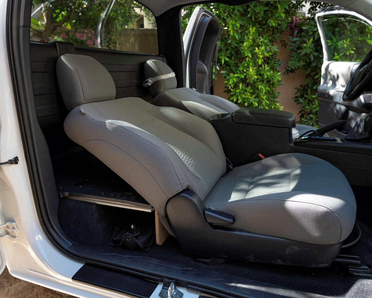 Toyota Tacoma 2016 - 2023 3rd Gen. Access Cab without Factory Seats - Second Row Seat Delete Plate System - Xtrusion Overland