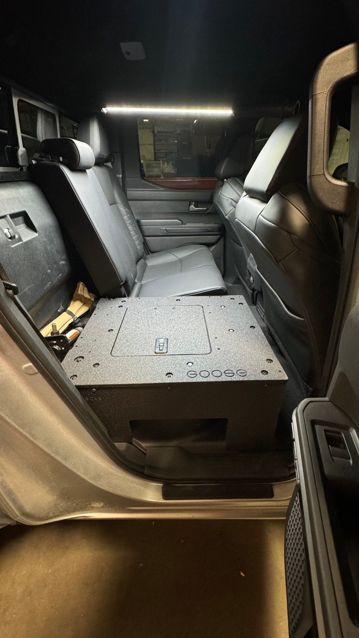 Toyota Tacoma - 2024 - Present - 4th Gen - Non - Hybrid - Double Cab - Explore Series - Seat Delete Plate System - Second Row - Xtrusion Overland