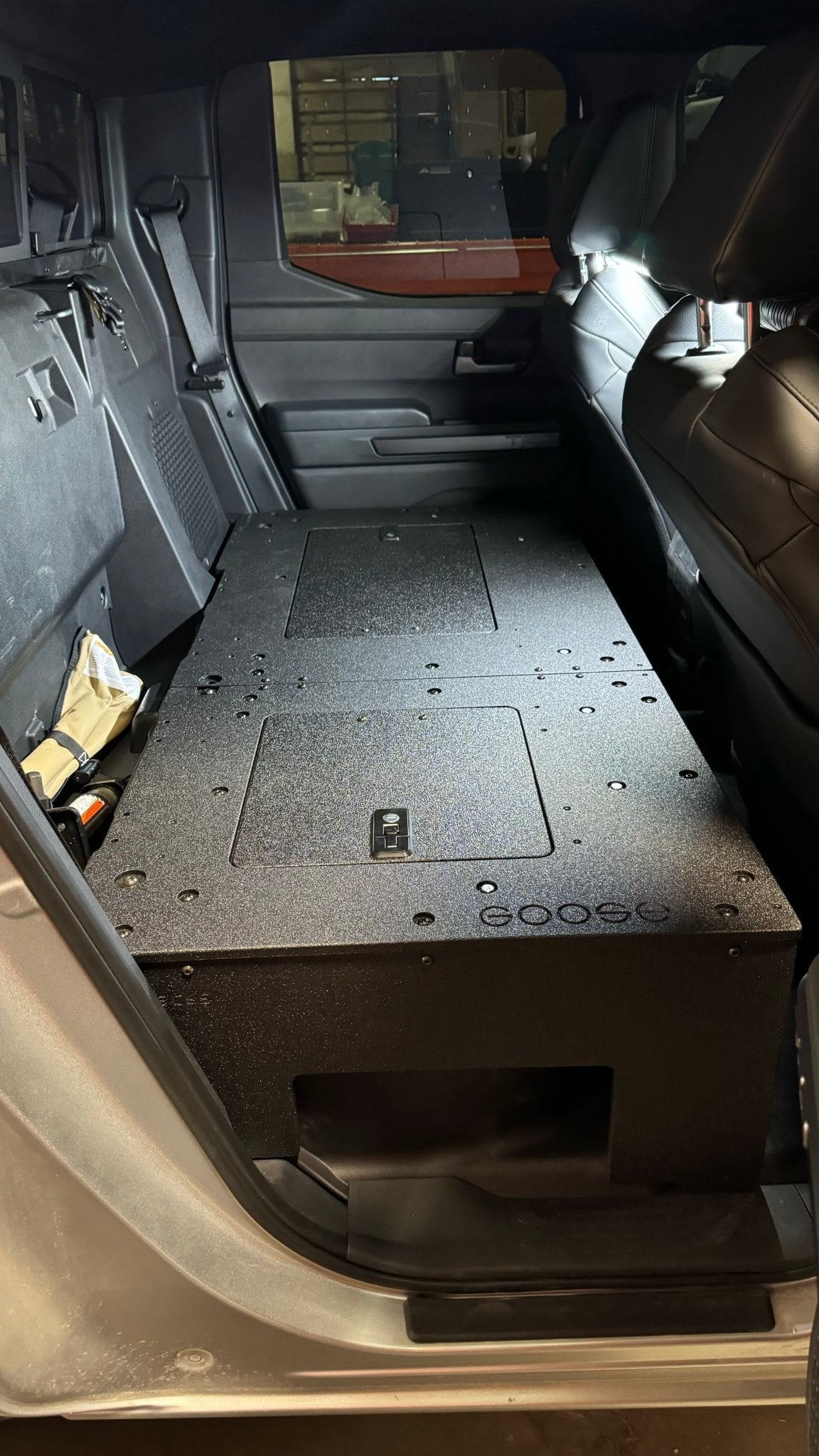 Toyota Tacoma - 2024 - Present - 4th Gen - Non - Hybrid - Double Cab - Explore Series - Seat Delete Plate System - Second Row - Xtrusion Overland
