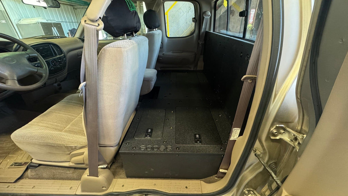 Toyota - Tundra - 2000 - 2006 - 1st Gen - Access Cab - Explore Series - Seat Delete Plate System - Second Row - 100% - Xtrusion Overland