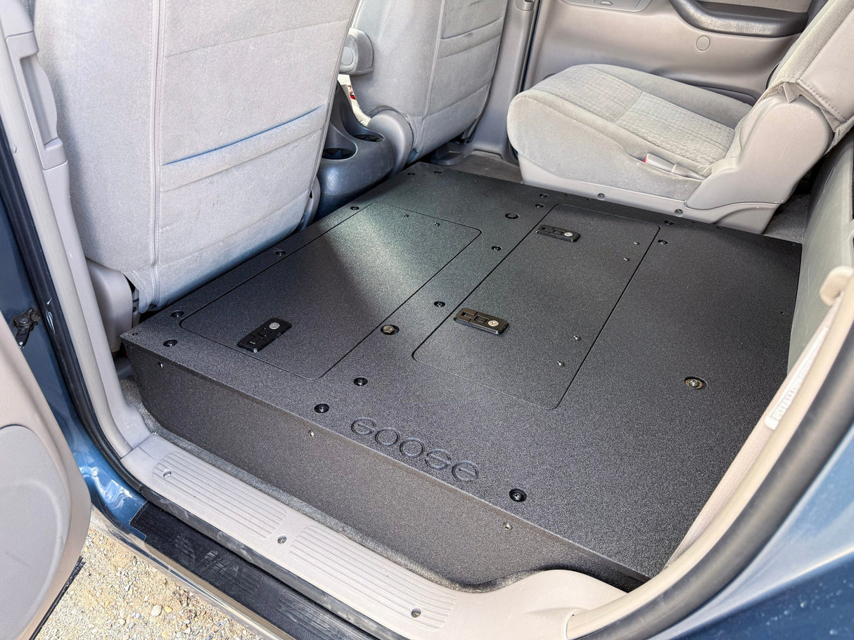 Toyota Tundra - 2000-2006 1st Gen - Double Cab - Second Row Seat Delete Plate System - Xtrusion Overland