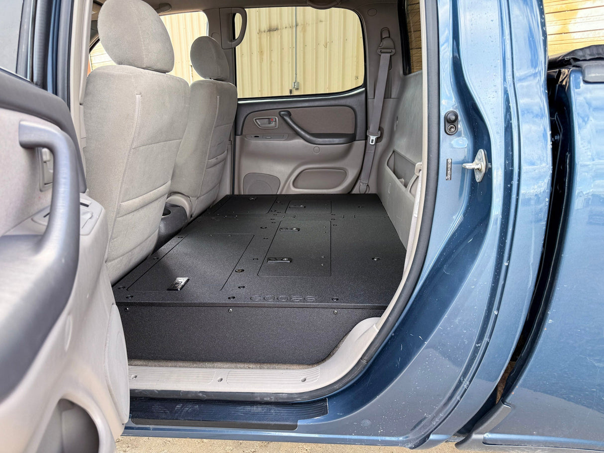 Toyota Tundra - 2000-2006 1st Gen - Double Cab - Second Row Seat Delete Plate System - Xtrusion Overland