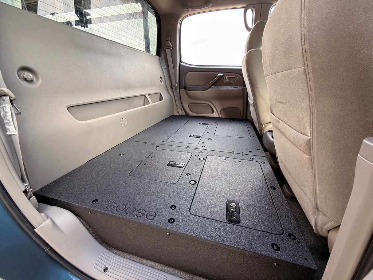 Toyota Tundra - 2000-2006 1st Gen - Double Cab - Second Row Seat Delete Plate System - Xtrusion Overland