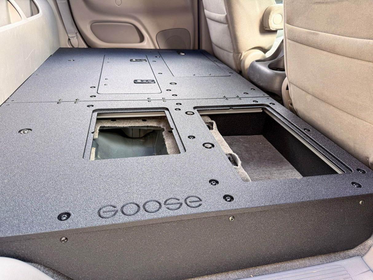 Toyota Tundra - 2000-2006 1st Gen - Double Cab - Second Row Seat Delete Plate System - Xtrusion Overland