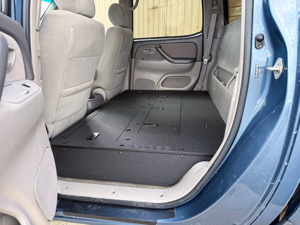 Toyota Tundra - 2000-2006 1st Gen - Double Cab - Second Row Seat Delete Plate System - Xtrusion Overland