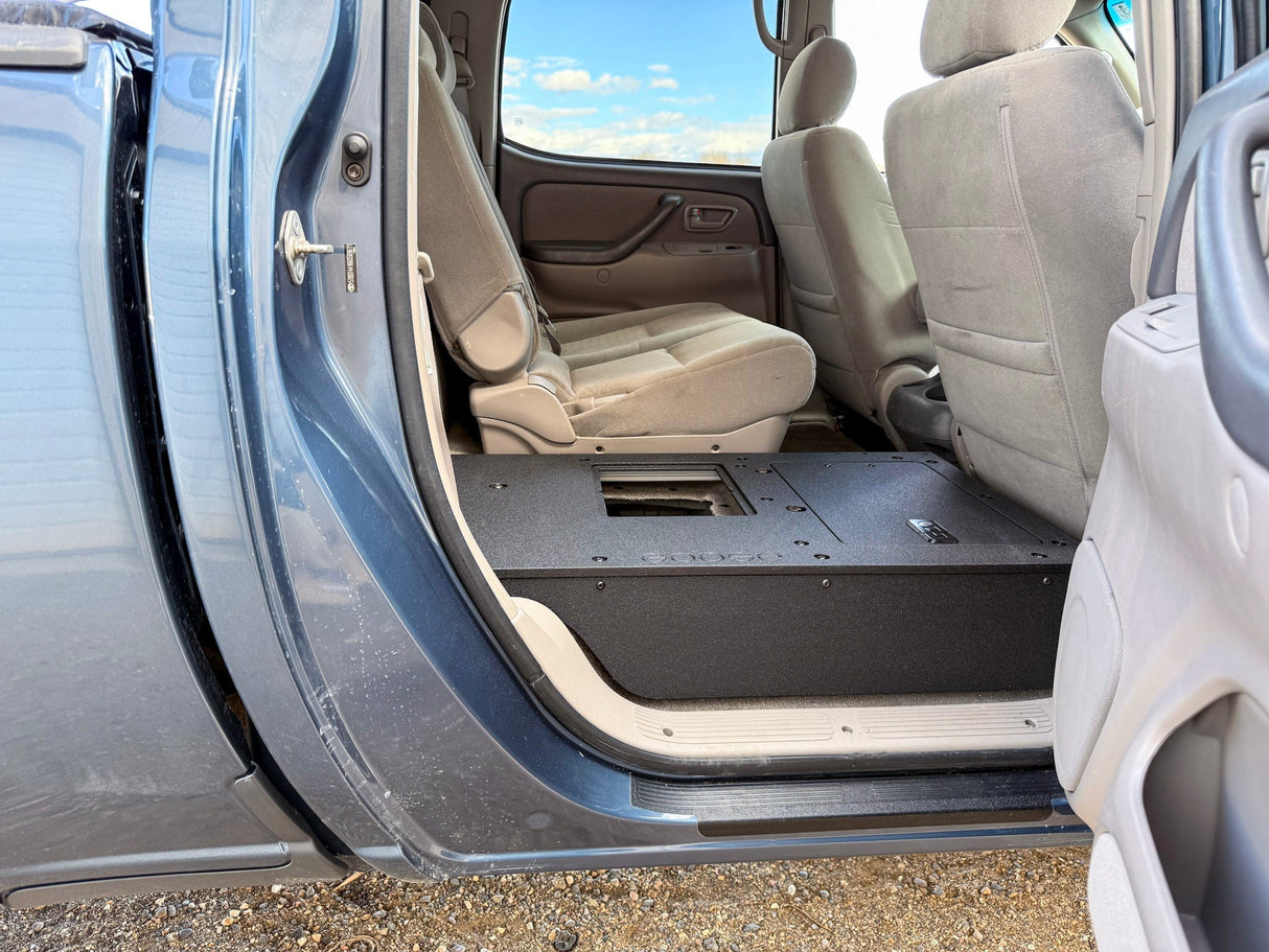 Toyota Tundra - 2000-2006 1st Gen - Double Cab - Second Row Seat Delete Plate System - Xtrusion Overland