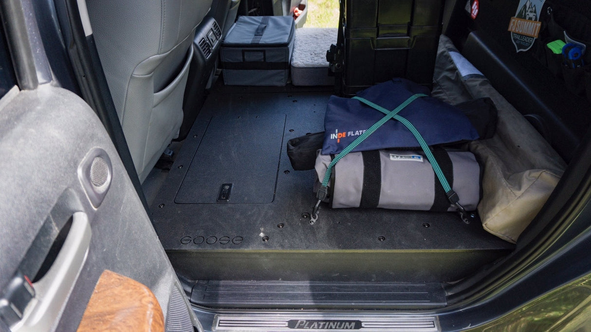 Toyota Tundra 2007 - 2013 2nd Gen. CrewMax - Second Row Seat Delete Plate System - Xtrusion Overland