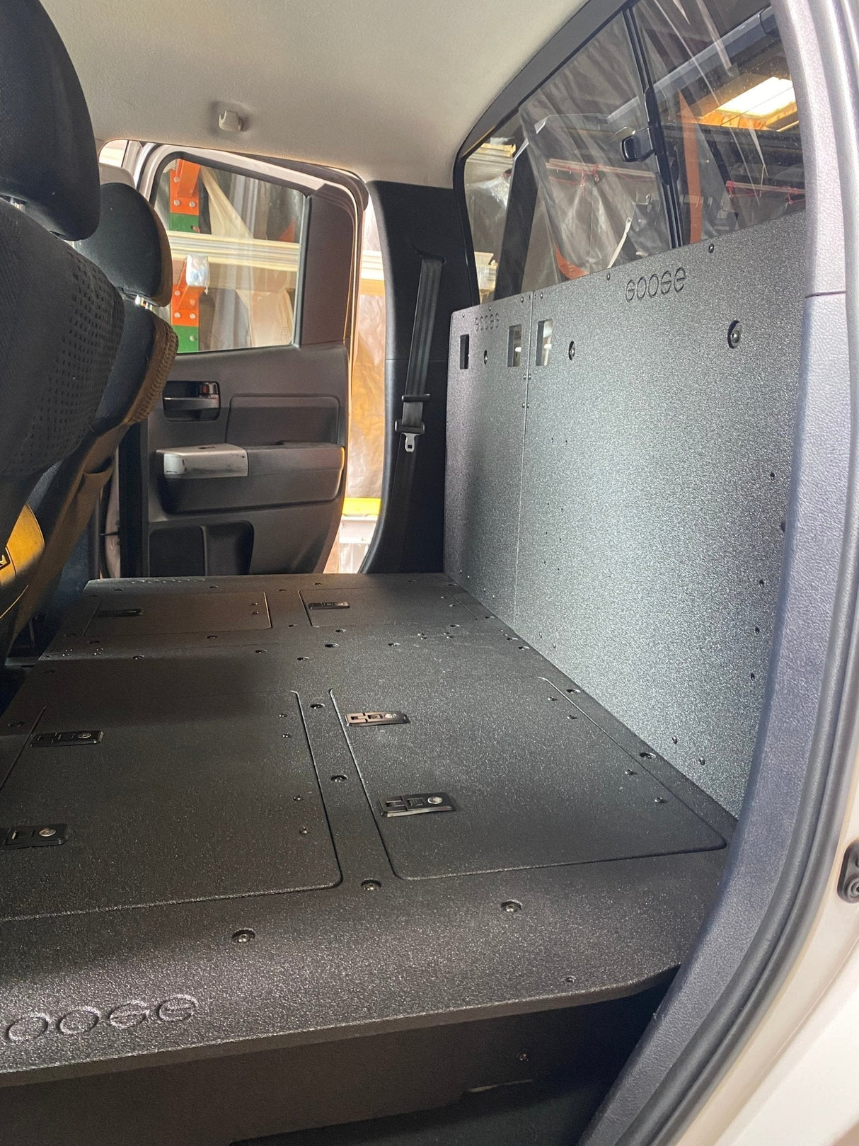 Toyota Tundra 2007 - 2013 2nd Gen. Double Cab - Second Row Seat Delete Plate System - Xtrusion Overland