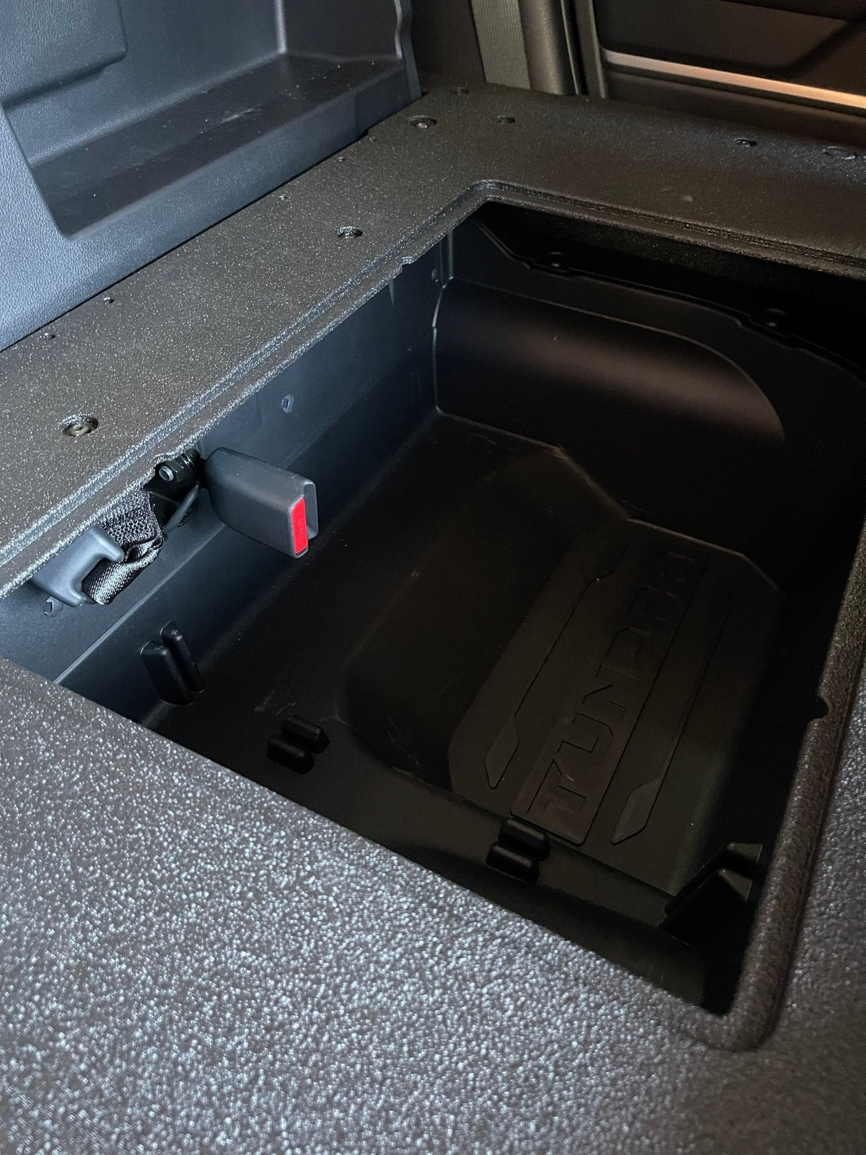 Toyota Tundra 2022 - Present 3rd Gen. DoubleCab - Second Row Seat Delete Plate System - Xtrusion Overland