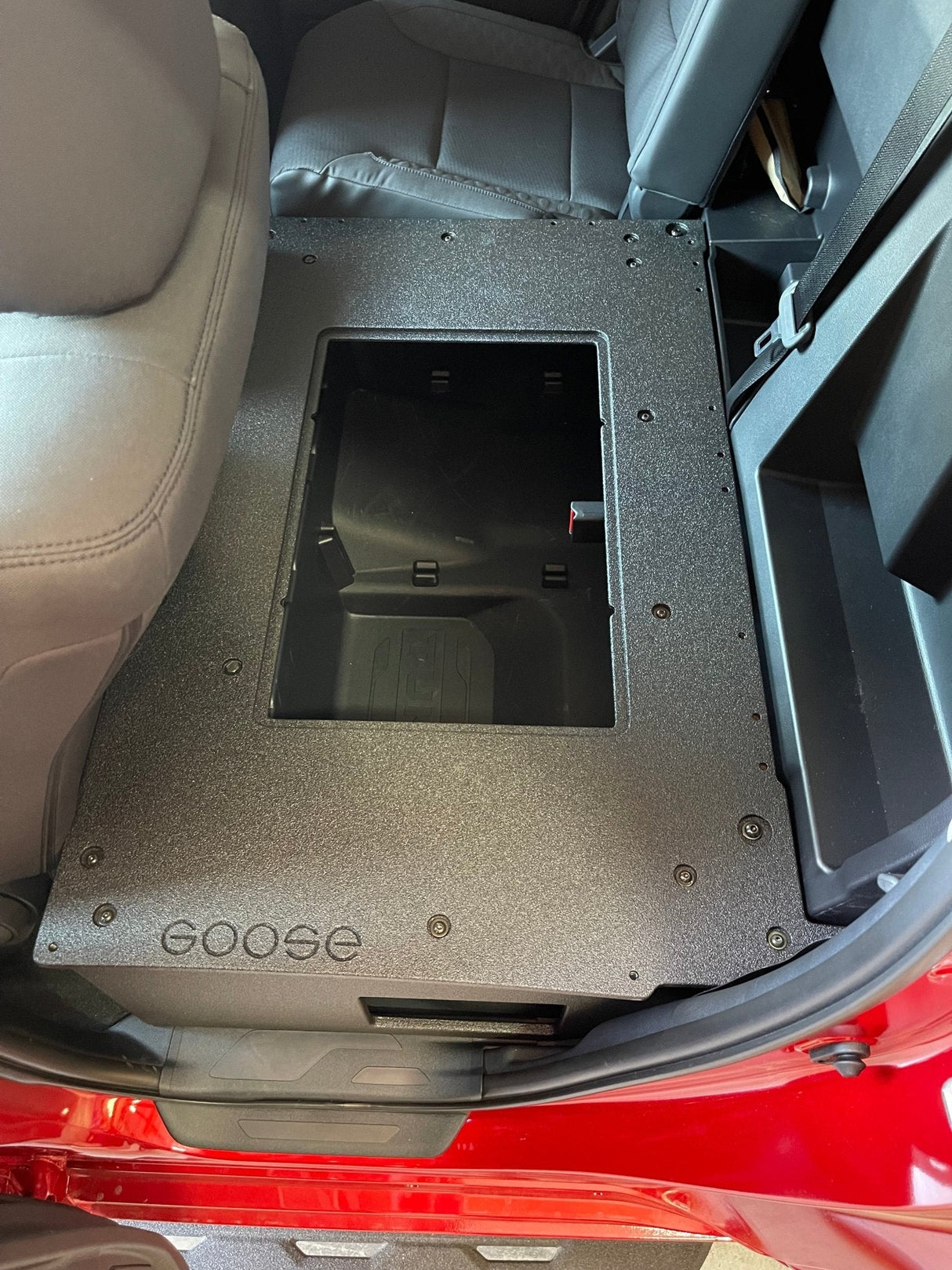 Toyota Tundra 2022 - Present 3rd Gen. DoubleCab - Second Row Seat Delete Plate System - Xtrusion Overland
