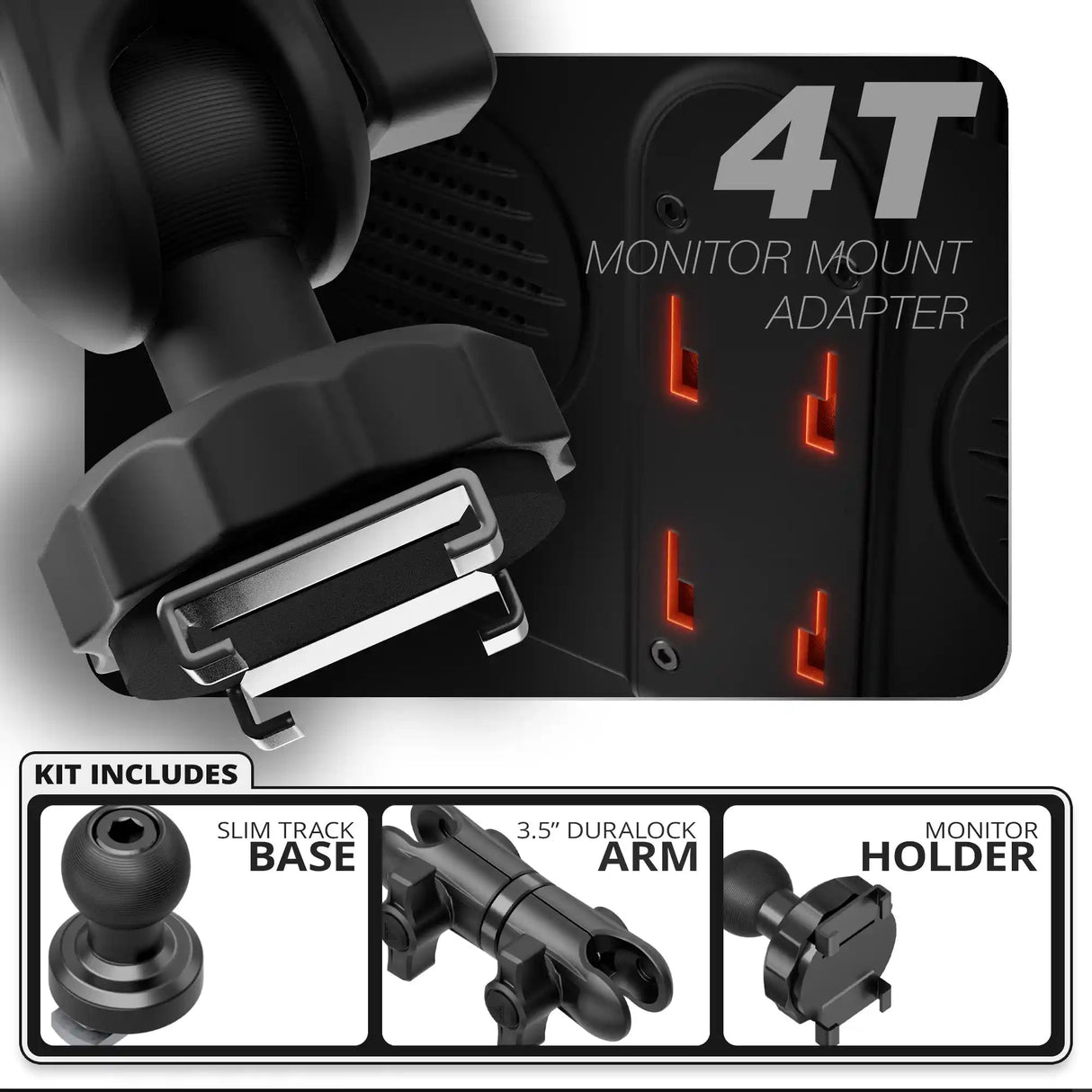 TPMS - 4T | Slim Track Base | 3.5" DuraLock Arm - Xtrusion Overland