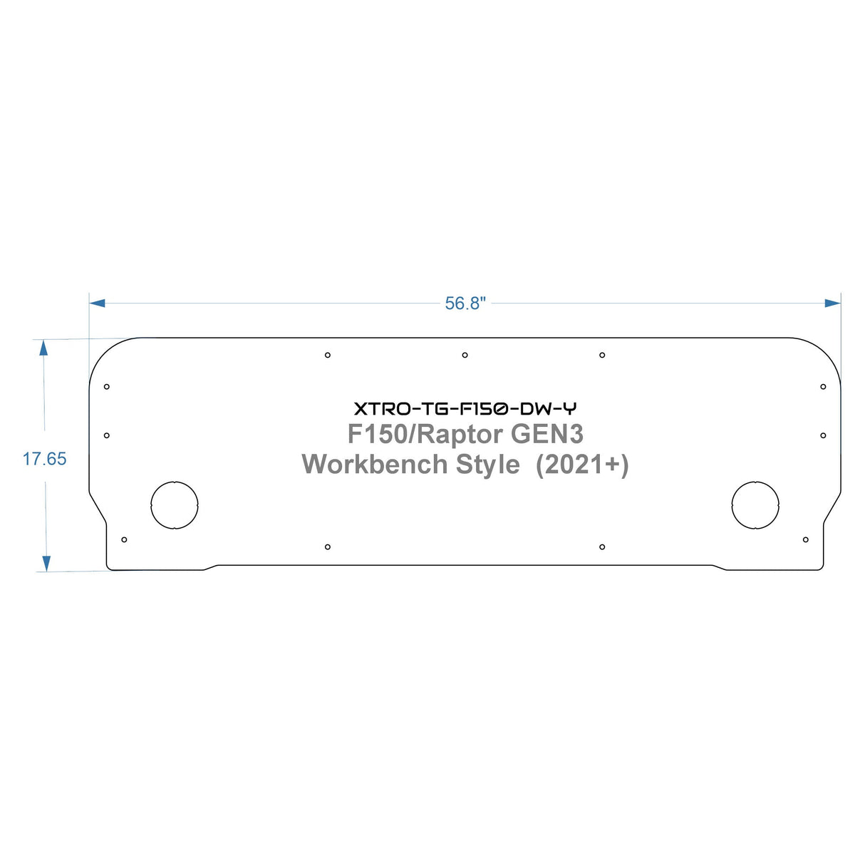 TrailGate Panel for Ford F - 150/Raptor - Xtrusion Overland