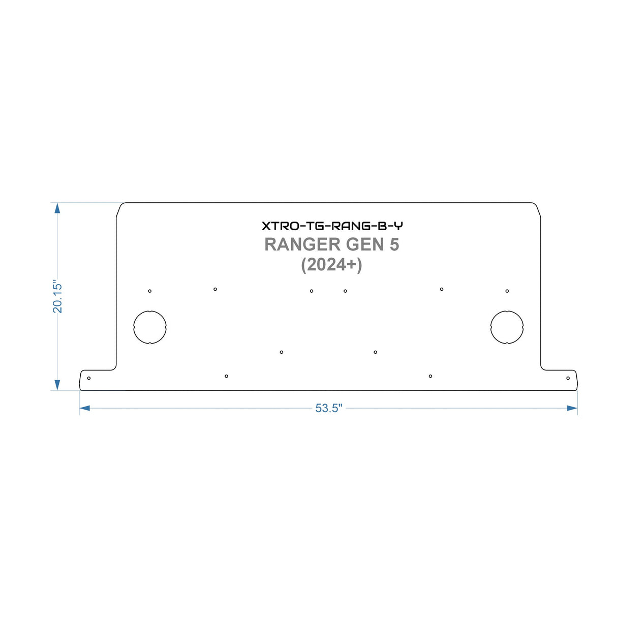 TrailGate Panel for Ford Ranger - Xtrusion Overland