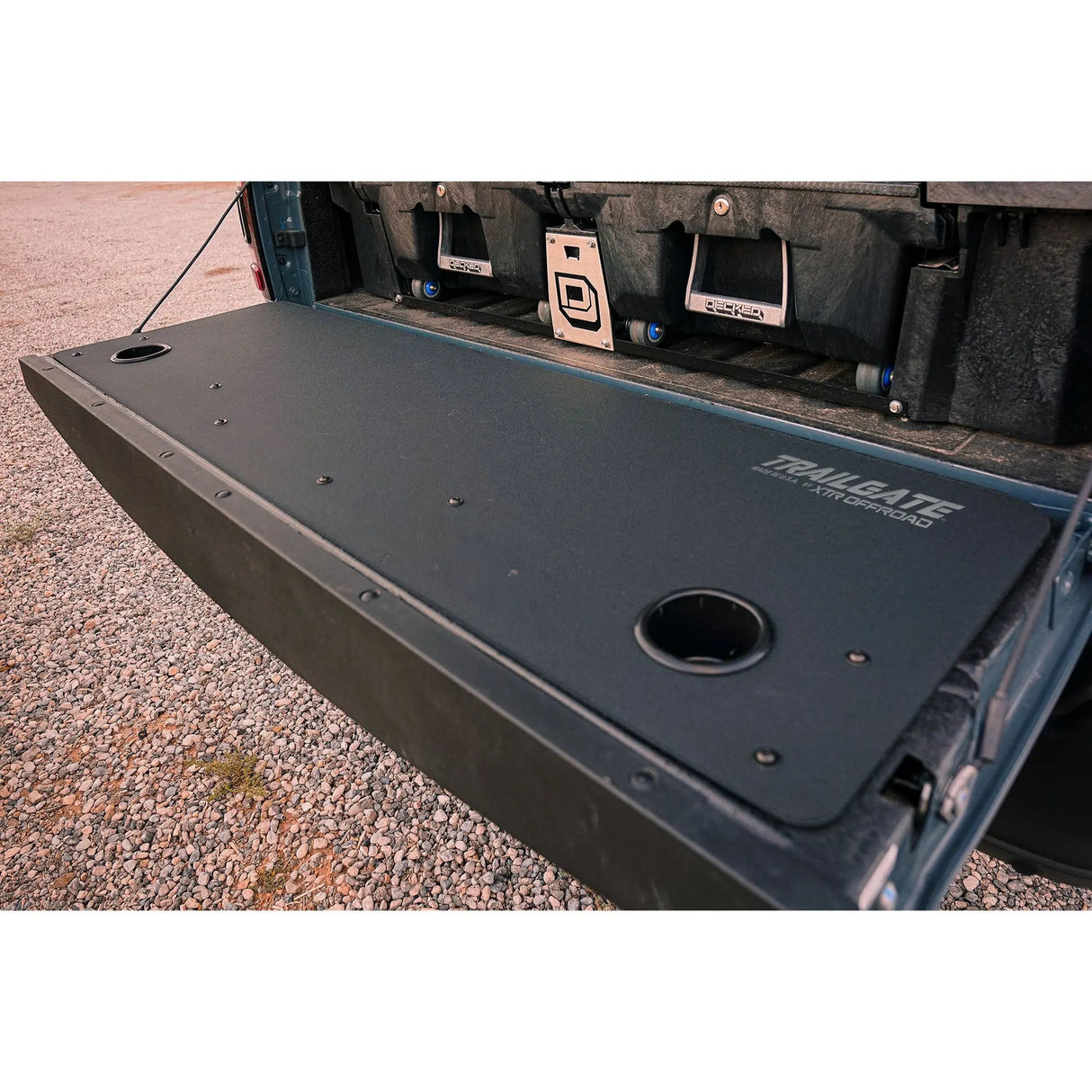 Ram Trucks (2010-2020) 1500/2500/3500 Tailgate TrailGate Insert with cup holders.