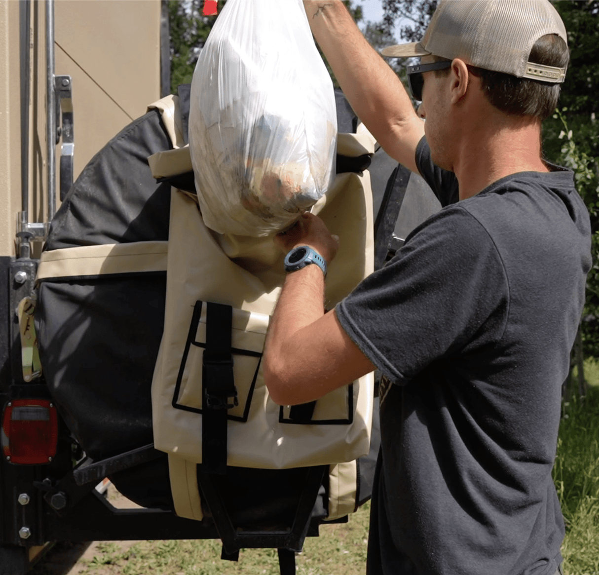 Vinyl Covers - Spare Tire Trash Bag - Xtrusion Overland
