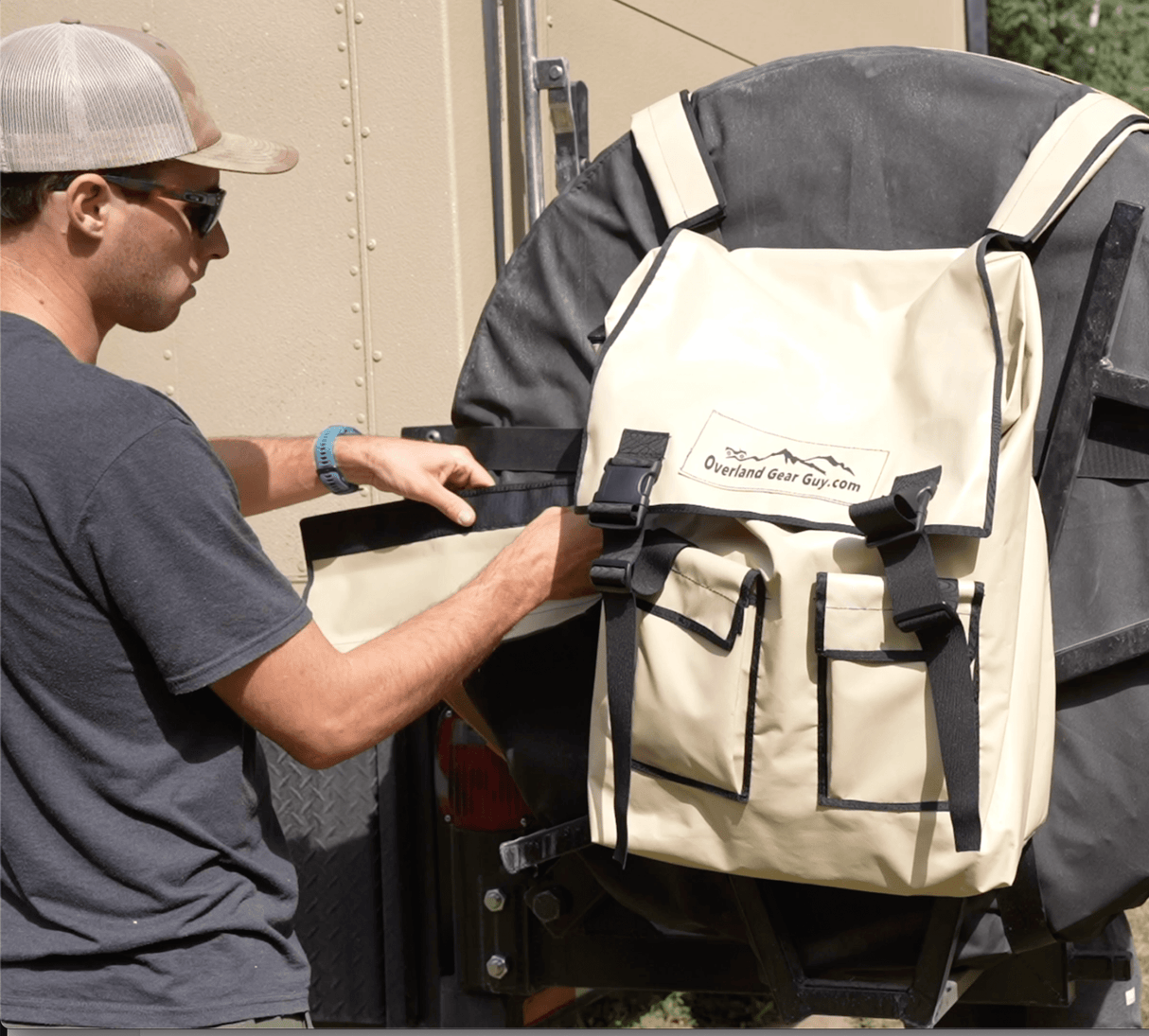 Vinyl Covers - Spare Tire Trash Bag - Xtrusion Overland