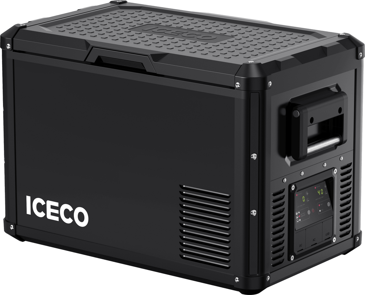 VL45ProD Dual Zone Portable Freezer - Black | ICECO - Xtrusion Overland