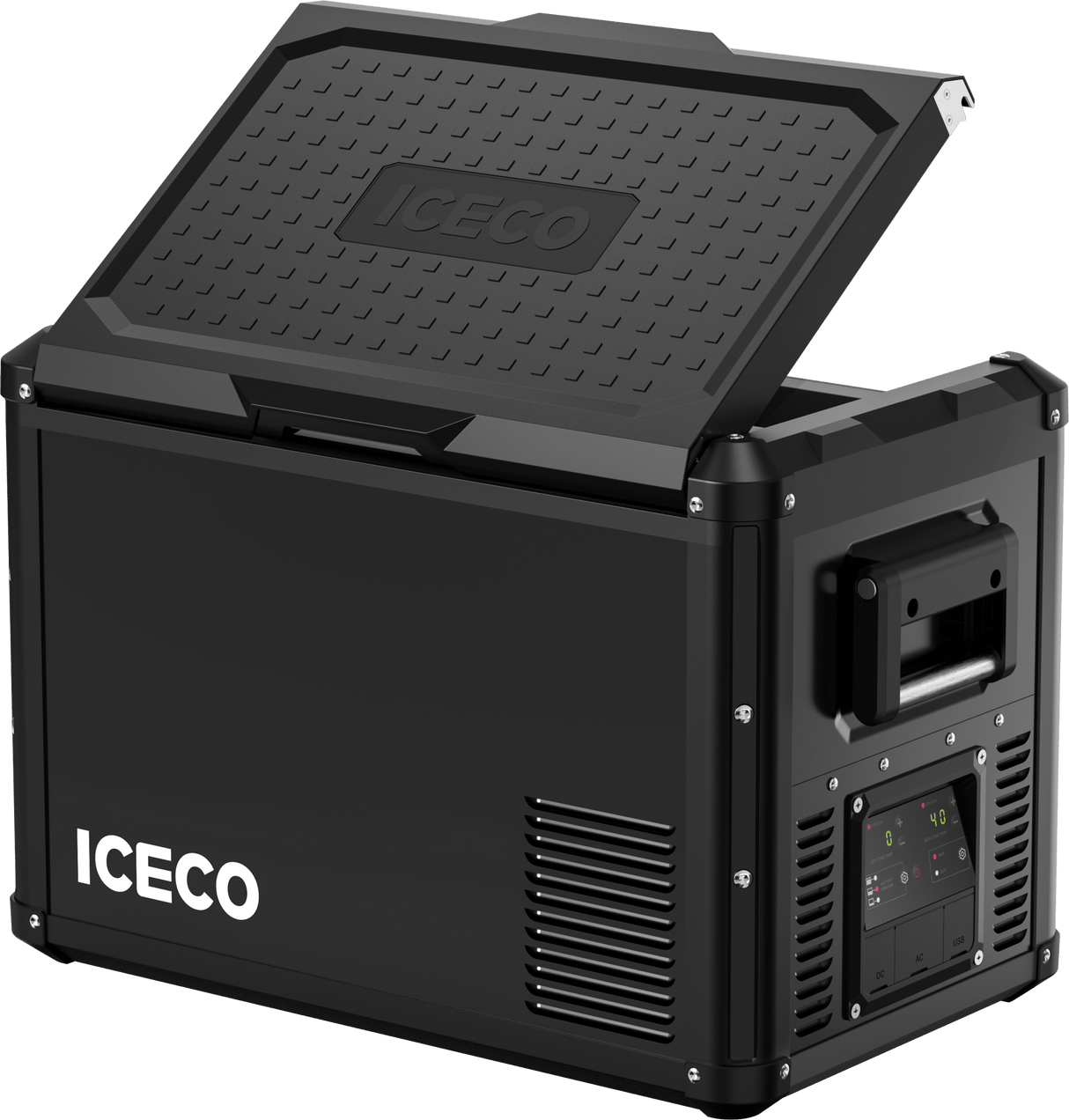 VL45ProD Dual Zone Portable Freezer - Black | ICECO - Xtrusion Overland
