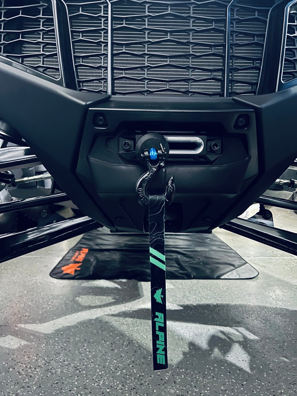Winch Tag - Teal Topo - Xtrusion Overland