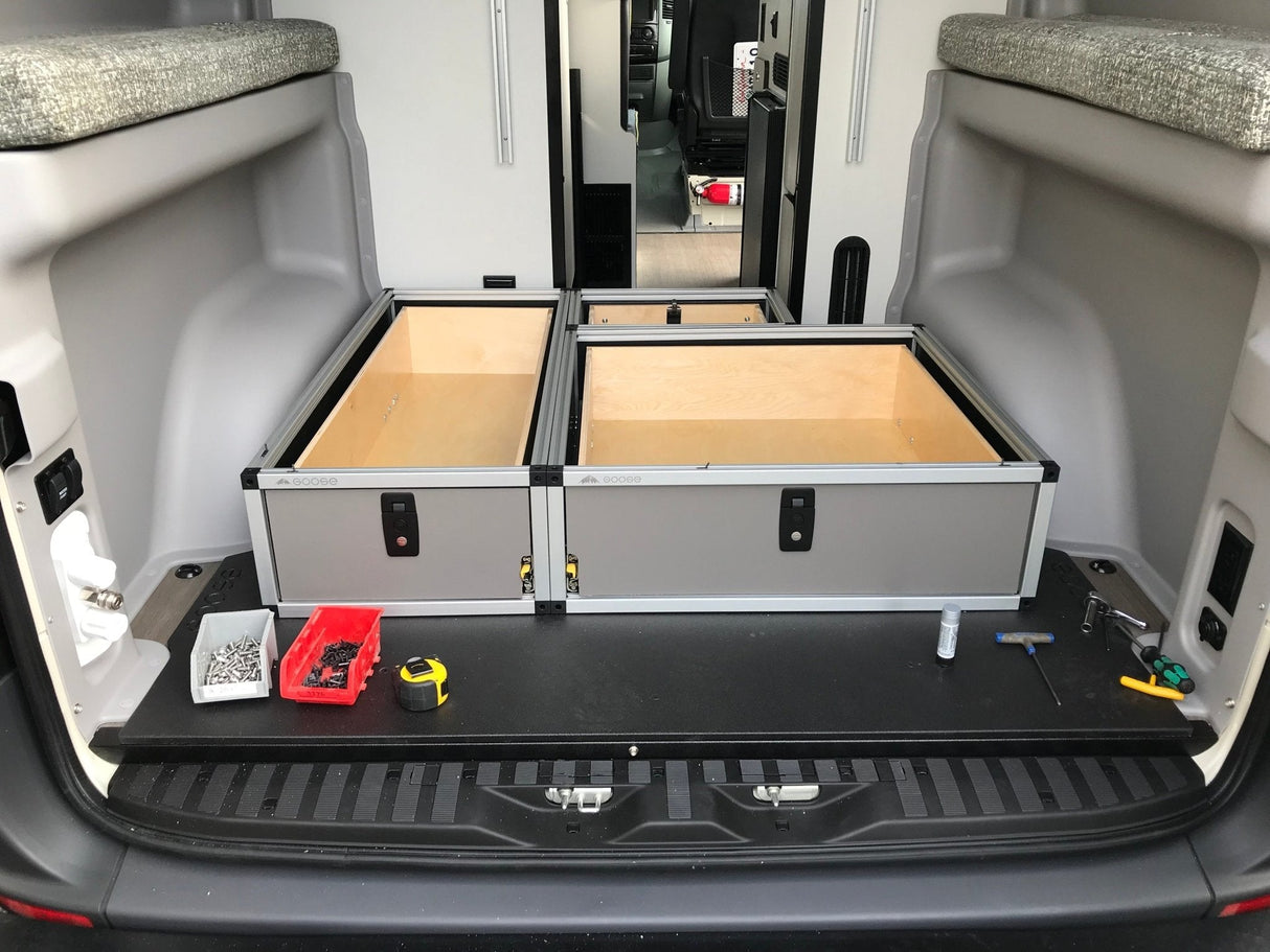 Winnebago Revel 2017 - 2020 - Side x Side Base Drawer System - Xtrusion Overland