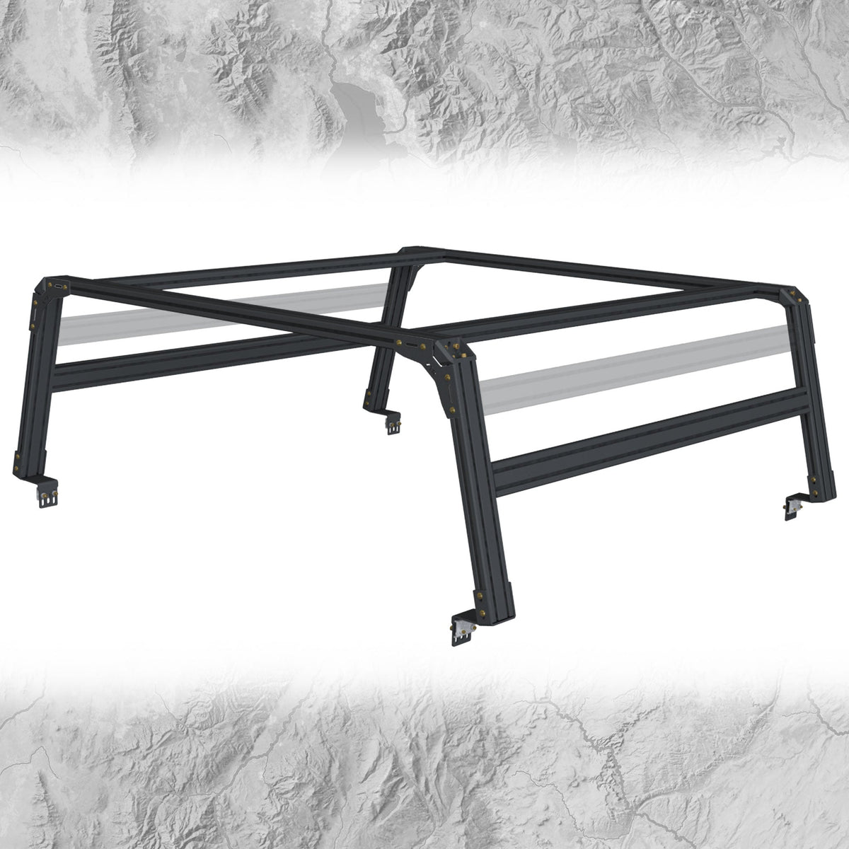XTR1 Side / Top Brace Set | Extra Bed Rack Braces - Xtrusion Overland