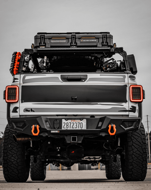 XTR3 Bed Rack for Jeep Gladiator - @Arctic.Mojave Edition - Xtrusion Overland