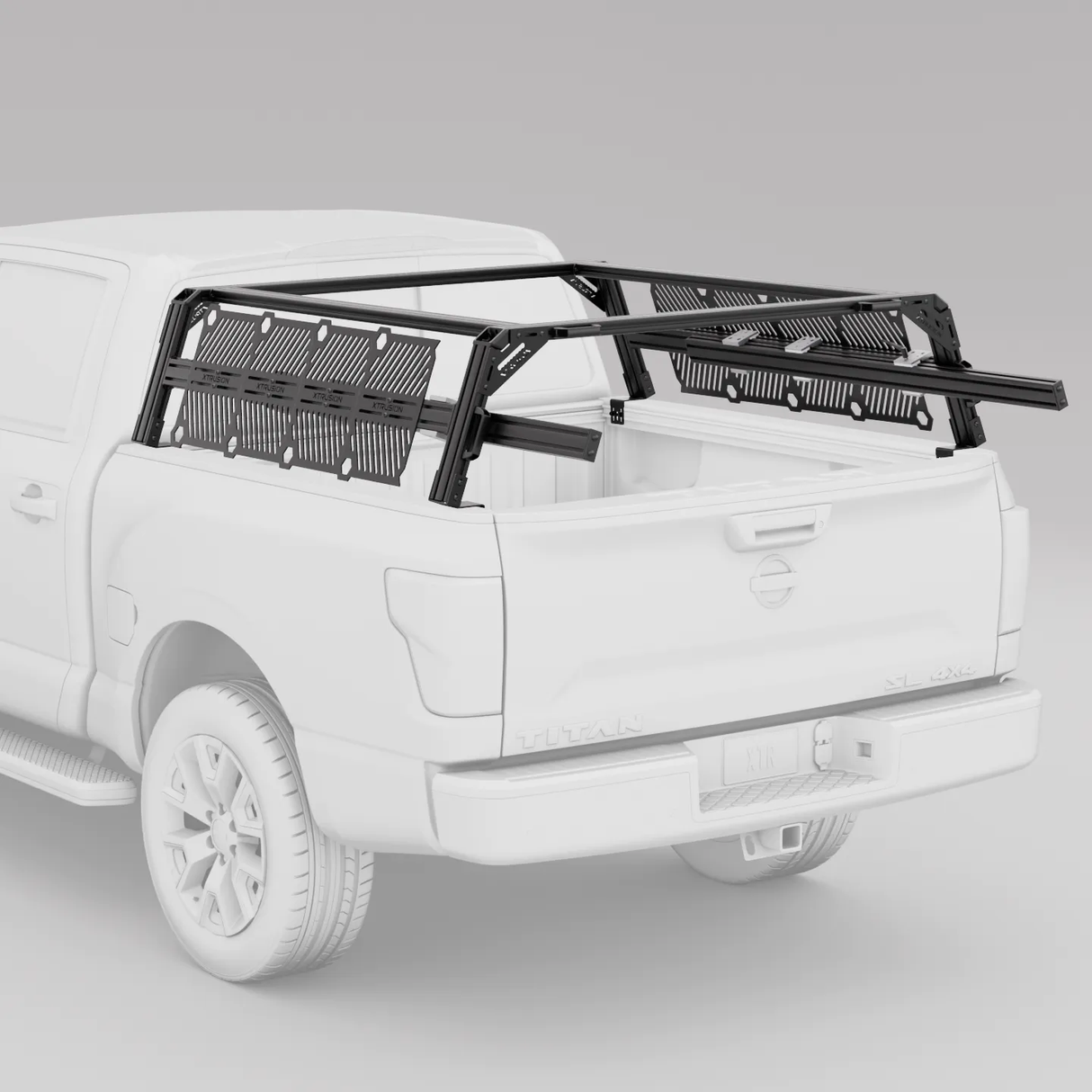 XTR1 Bed Rack for Nissan Titan – View 5 | Xtrusion Overland