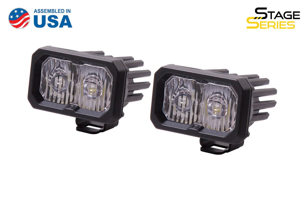 Diode Dynamics SSC2 Inch LED Pod, Pro Pair - Xtrusion Overland