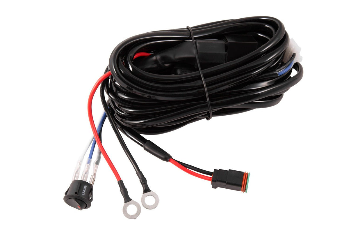 Heavy Duty Single Output Light Bar Wiring Harness Diode Dynamics - Xtrusion Overland