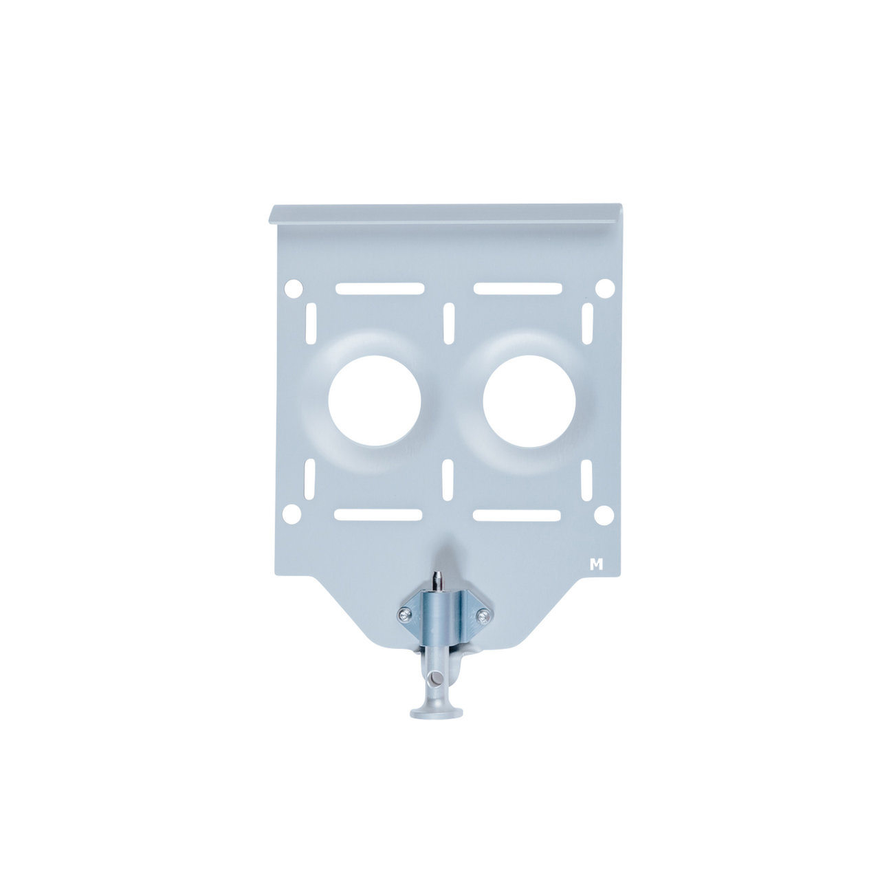 Close up of corrosion-resistant overland bracket for mounting gear