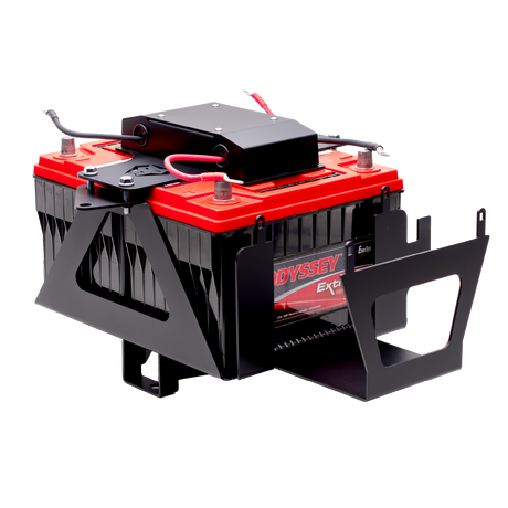 Heavy-duty 4x4 overland electrical system with lithium batteries