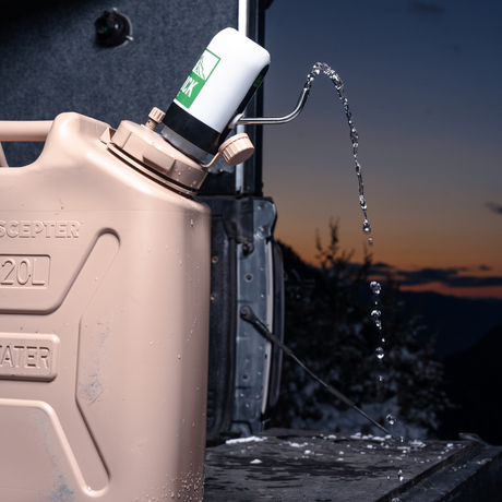 Food-grade BPA safe water storage container for RV and overland