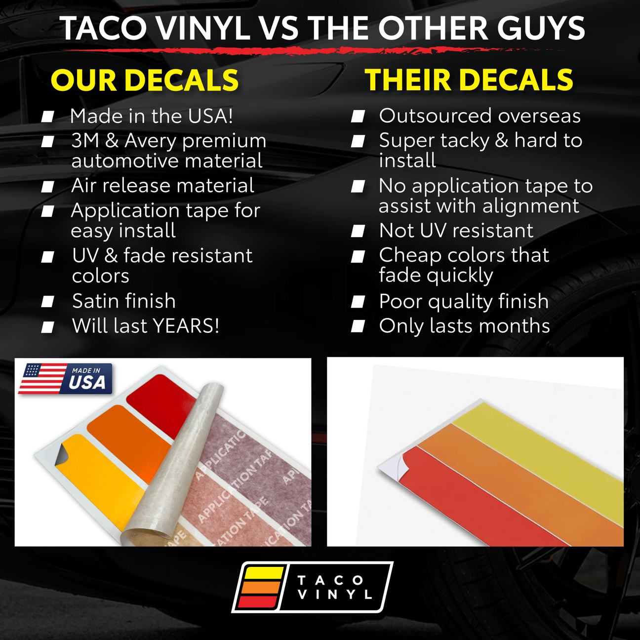 Taco Vinyl Toyota Decals & Graphics - Xtrusion Overland