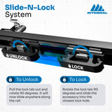 Integral Rails (Compact) - Bedside Rail System - Chevrolet Silverado & GMC Sierra 1500 (2019+)