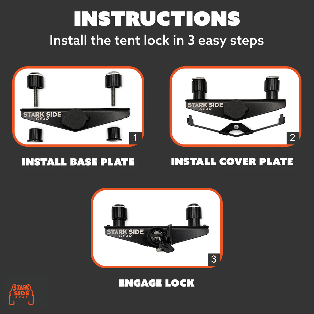 The Gatekeeper - Locking Tent Mount (Option A)
