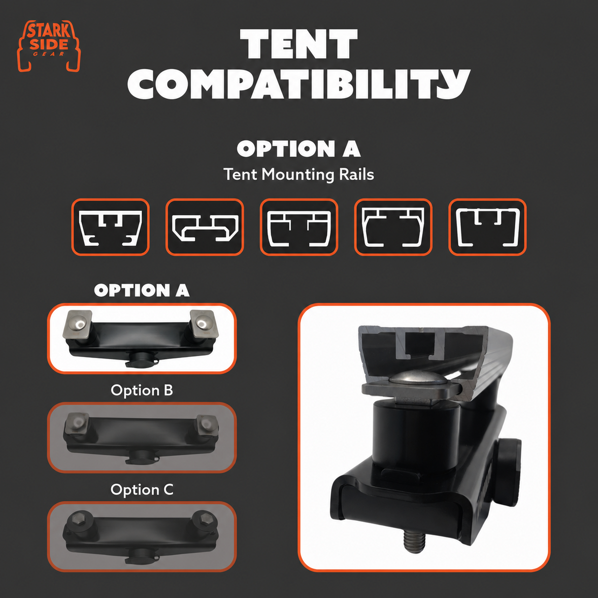 The Gatekeeper - Locking Tent Mount (Option A)