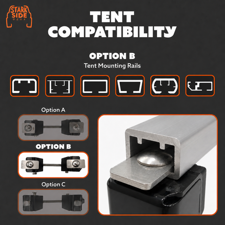 The Slipstream - Quick Release Tent Mounts