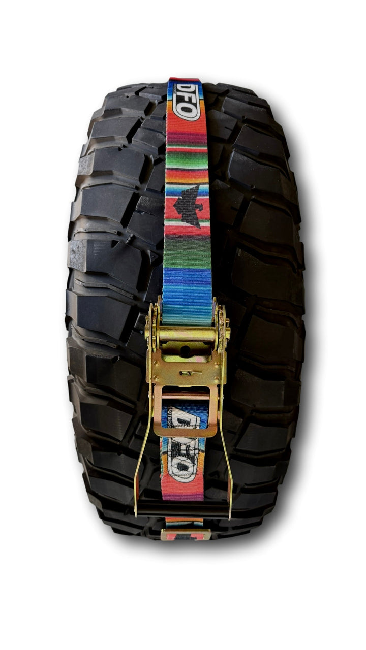 DFO X ALPINE Mexican Blanket Tire Tie Down (Single Strap)