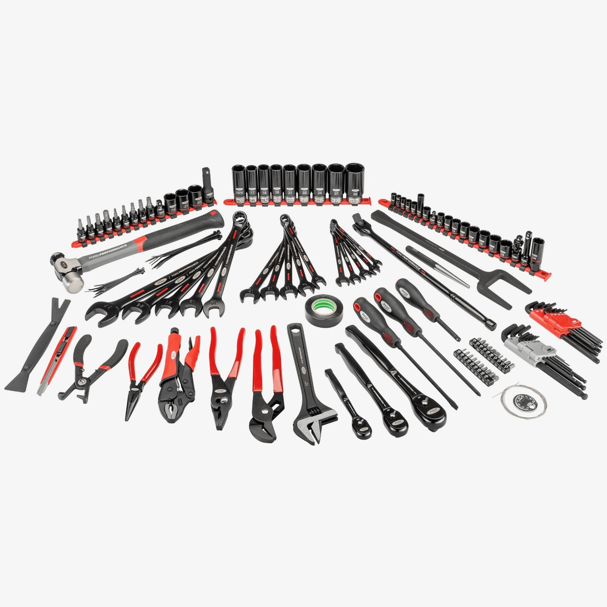 122-Piece Ford Performance Tri-fold Tool Kit - Xtrusion Overland