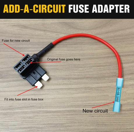 12V ADD A FUSE KIT FUSE - LO PROFILE MINI BLADE FUSE - Xtrusion Overland