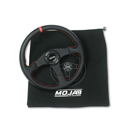 13.5'' MOJAB Flat Steering Wheel Leather or Suede - Xtrusion Overland