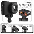 1/4"-20 Camera Mount | Slim Track Base | 2" DuraLock Arm - Xtrusion Overland