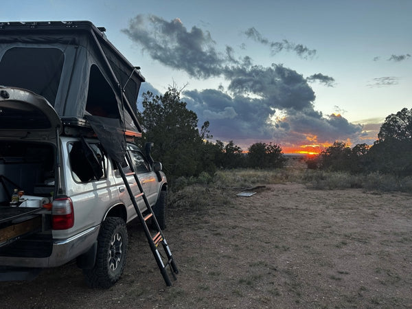 ALPINE 61 HARDSHELL ROOFTOP TENT, ALUMINUM, 2-3 PERSON, BLACK, SOLD BY TUFF STUFF OVERLAND