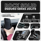 ‘15-‘20 Ford F-150, ‘17-‘22 Super Duty, ‘18-‘21 Expedition LINK™ Vent Mount Bracket With 20LITE Phone Holder | (See Compatibility Info For Year/Trim Details) | Choose Your Arm Length - Xtrusion Overland