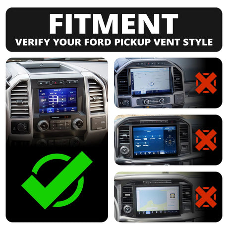 ‘15-‘20 Ford F-150, ‘17-‘22 Super Duty, ‘18-‘21 Expedition LINK™ Vent Mount Bracket With MagSafe Phone Holder | 2" Arm | (See Compatibility Info For Year/Trim Details) - Xtrusion Overland